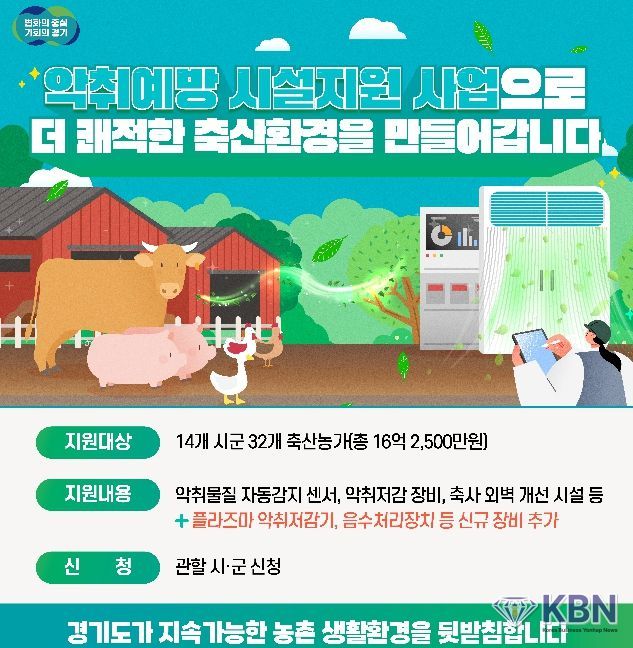 축산농가 악취예방 시설지원
